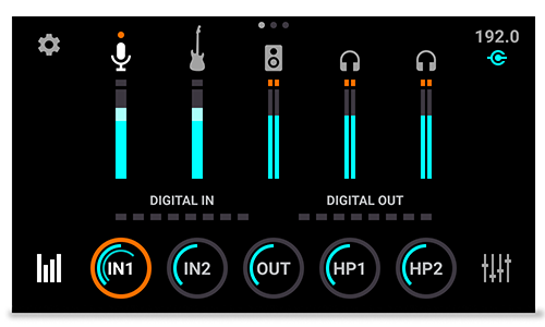 Touch Screen Control-Home View